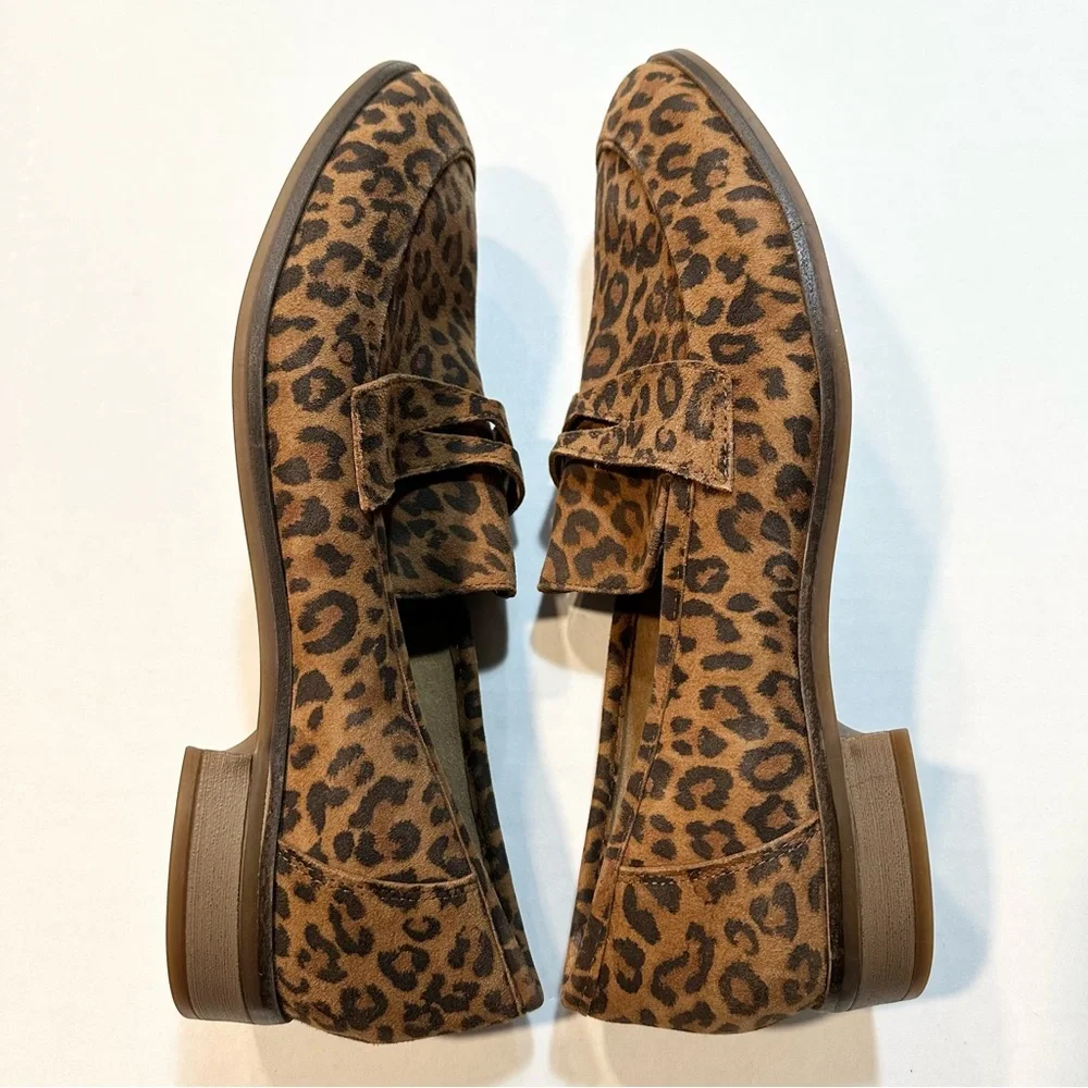 Clarks Loafers Trish Rose Brown Leopard Print, Size 11.5 Women’s - Picture 8 of 11
